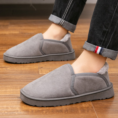 Iarnă Nou Papuci Bărbați În aer liber Femei Cizme de zăpadă În interior Pantofi sport Moda Pantofi ocazionali Blană Bumbac Lumină Caldă Cuplu 35-45