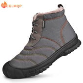 Talvesaapad Meeste saapad Soojad Palus Meeste Poolsaapad Veekindlad Meeste Lumesaapad Õues Paljajalu Talvised Meeste Kingad Suured