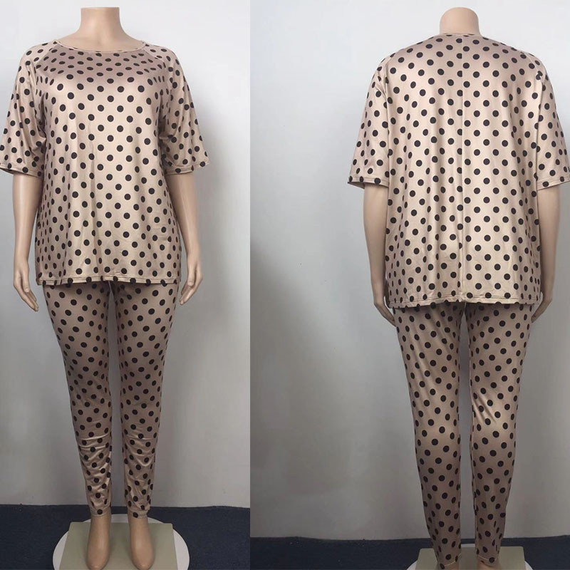 Seturi de 2 piese de vară Ținute pentru femei Costume de tricou și pantaloni Îmbrăcăminte de casă ocazională Seturi de potrivire de dimensiuni mari Vânzare cu ridicata Dropshipping