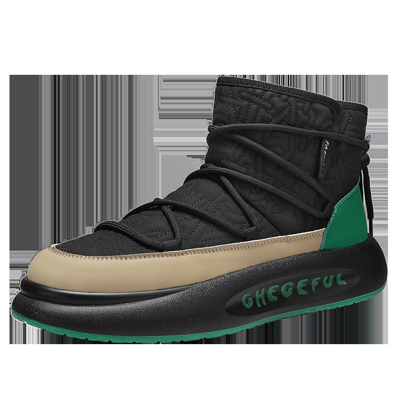 Vabaaja lumesaapad 2023 Meeste jalanõud Talvine pahkluu Meeste plüüsist puuvillased jalanõud platvormsaapad soojad libisemiskindlad tossud meeste kingad Botas