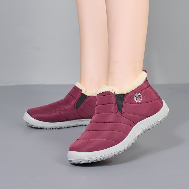 Cizme de zăpadă pentru femei, pantofi unisex la modă, pantofi cu platformă, pentru femei, pantofi de iarnă, impermeabili, din pluș, Botas Mujer