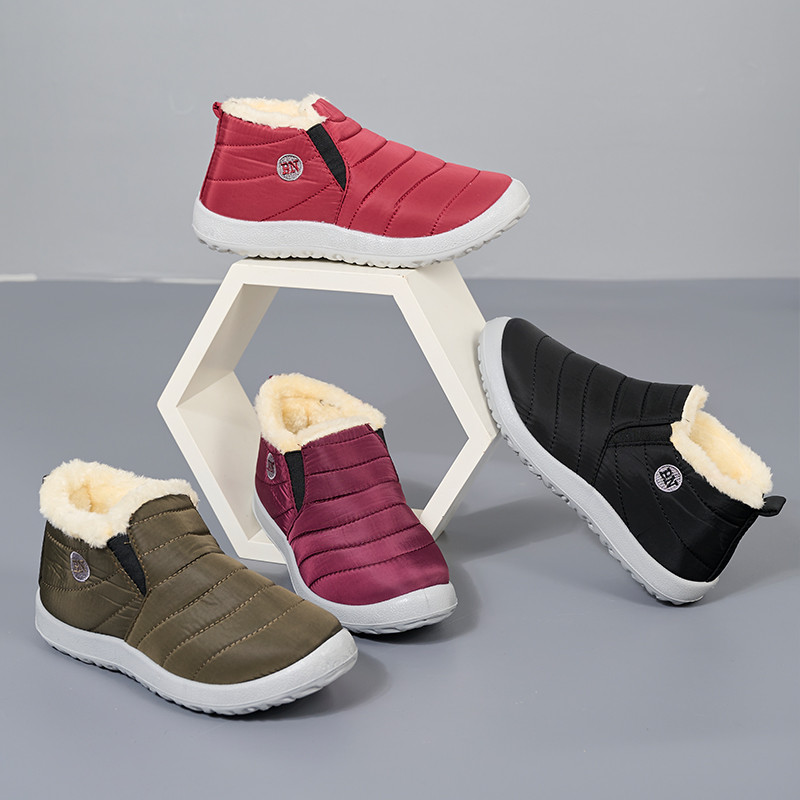 Cizme de zăpadă pentru femei, pantofi unisex la modă, pantofi cu platformă, pentru femei, pantofi de iarnă, impermeabili, din pluș, Botas Mujer