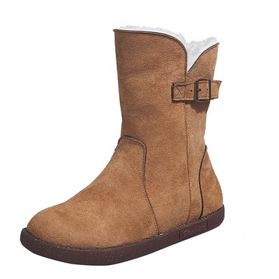 Γυναικείες μπότες 2022 Νέες χειμερινές μπότες με παπούτσια πλατφόρμας Snow Botas De Mujer Αδιάβροχα χαμηλά τακούνια Γυναικεία γυναικεία παπούτσια