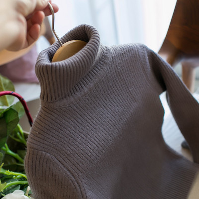 MILANCEL Talvised Laste Kampsunid Karusnahast vooder Tüdrukutele Kampsunid Turtleneck Poiste kudumid