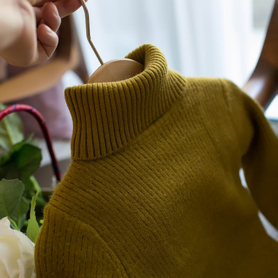 MILANCEL Talvised Laste Kampsunid Karusnahast vooder Tüdrukutele Kampsunid Turtleneck Poiste kudumid