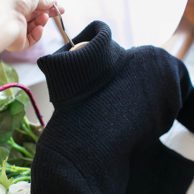 MILANCEL Talvised Laste Kampsunid Karusnahast vooder Tüdrukutele Kampsunid Turtleneck Poiste kudumid