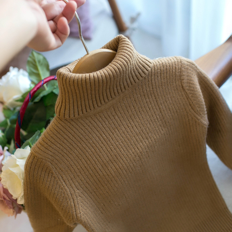 MILANCEL Talvised Laste Kampsunid Karusnahast vooder Tüdrukutele Kampsunid Turtleneck Poiste kudumid