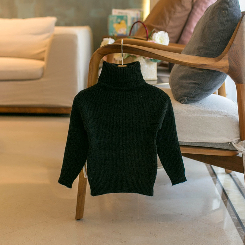 MILANCEL Talvised Laste Kampsunid Karusnahast vooder Tüdrukutele Kampsunid Turtleneck Poiste kudumid