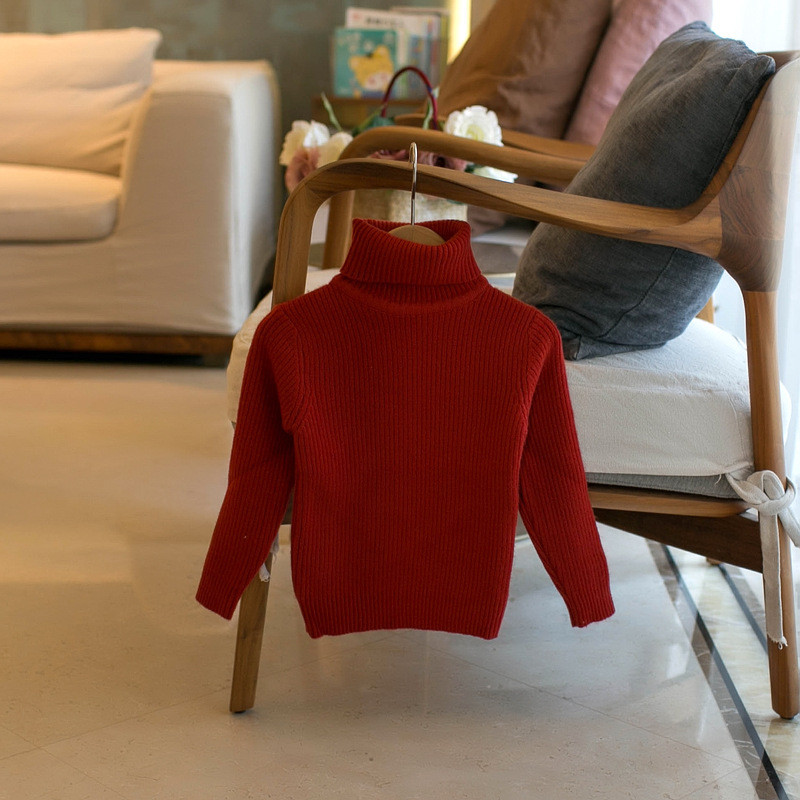 MILANCEL Talvised Laste Kampsunid Karusnahast vooder Tüdrukutele Kampsunid Turtleneck Poiste kudumid