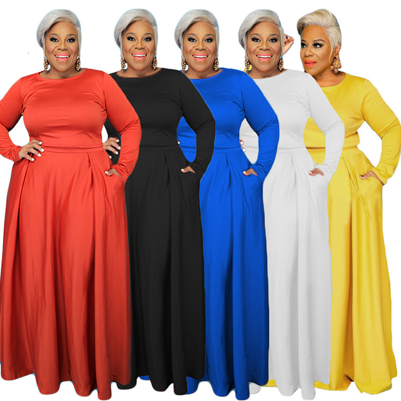 Naiste kaheosaline kleidikomplekt suures suuruses rõivad pikkade varrukatega topid ja ülikond Elegantsed naiste rõivad, hulgimüük