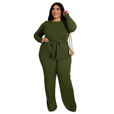 Trening Femei Seturi Plus Marime Maneci intregi Topuri lungi si pantaloni Toamna Doamne Imbracaminte Marime Mari Tinute Dropshipping En-gros