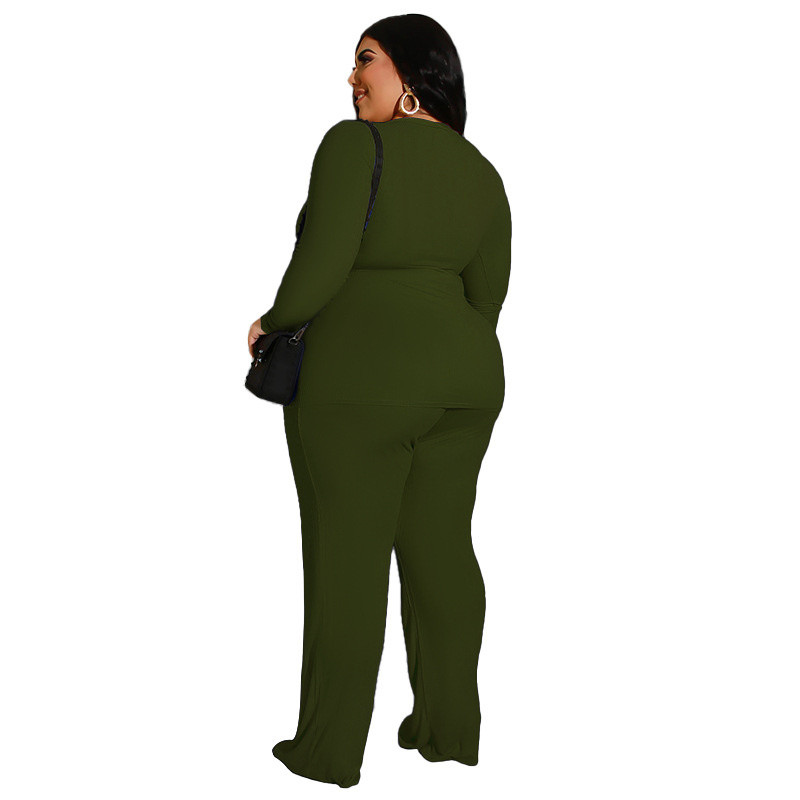 Trening Femei Seturi Plus Marime Maneci intregi Topuri lungi si pantaloni Toamna Doamne Imbracaminte Marime Mari Tinute Dropshipping En-gros