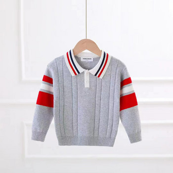 Πλεκτό πουλόβερ για αγόρια κορίτσια Παιδικά χειμωνιάτικα ενδύματα για αγόρια Βαμβακερά Preppy πουλόβερ Casual Chunky Cable Knit Βρεφικά πουλόβερ Ρούχα
