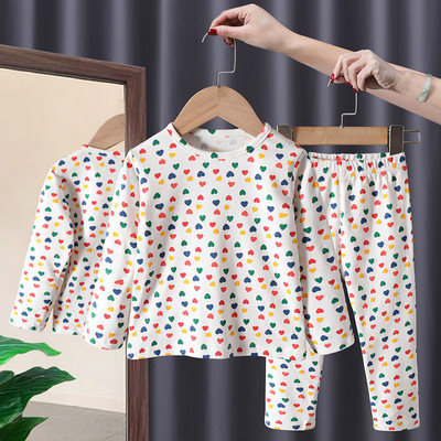 2023 Φθινόπωρο παιδικά ρούχα για κορίτσια Νέα καθημερινή αθλητική φόρμα μακρυμάνικη καρτούν σετ αρκουδάκι Βρεφικά ρούχα Βρεφικά παντελόνια 3-12 ετών