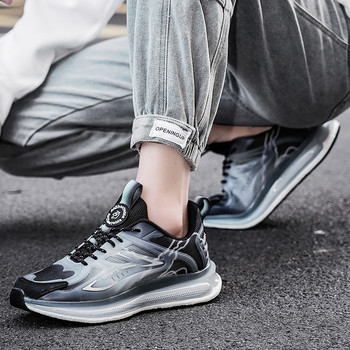 Есенни спортни обувки за джогинг в стил двойка 2023 Мъжки обувки Мрежести мъжки масивни ежедневни маратонки Удобни обувки за ходене