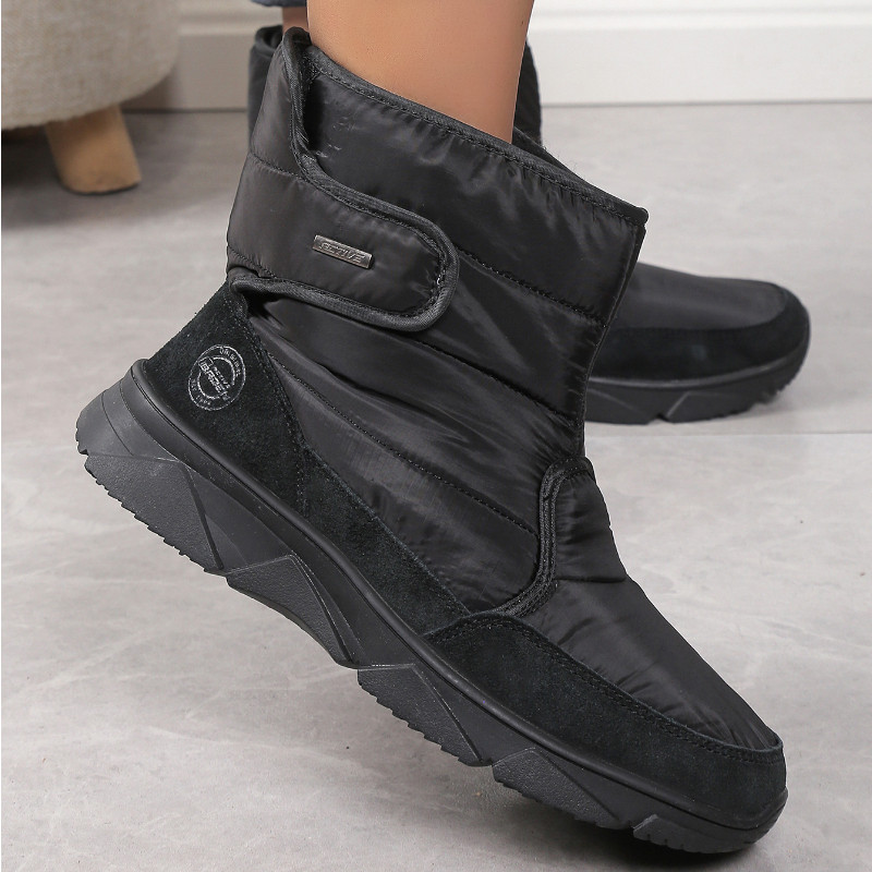 Pluss Velvet meeste saapad Uued jalanõud meestele õues soojad paksu tallaga lühikesed puuvillased saapad Veekindlad ja libisemiskindlad meeste lumesaapad