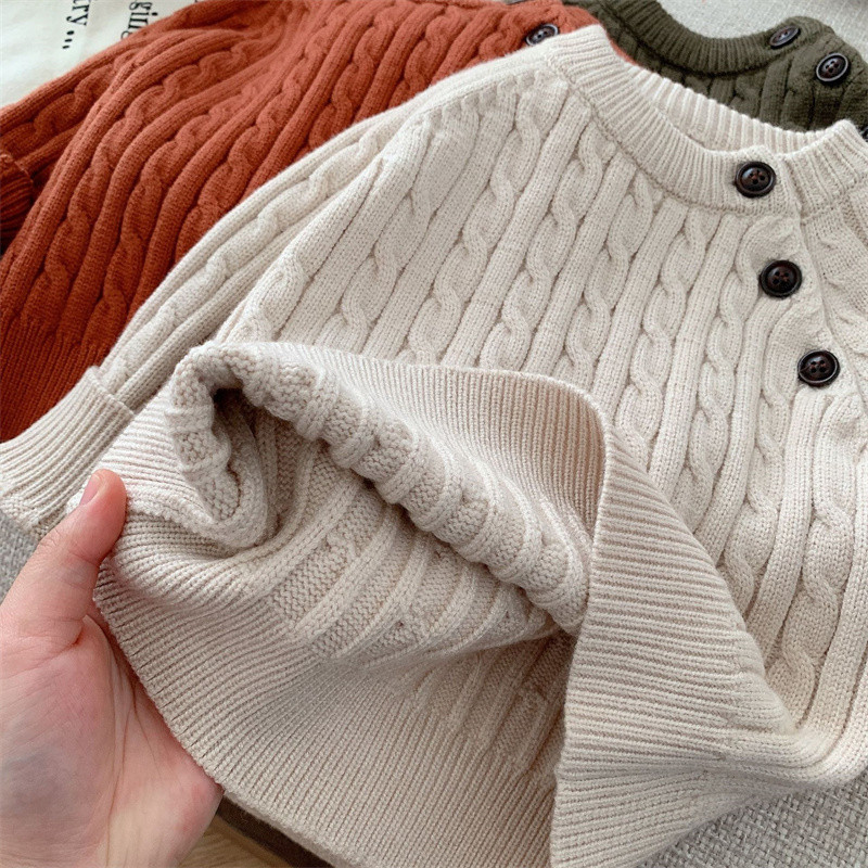Παιδικό ριγέ πουλόβερ Μωρό φθινοπωρινό μπλουζάκι πόλο αγόρια πλεκτά ρούχα Πλεκτά πουλόβερ Παιδικά μπλουζάκια πουλόβερ για παιδιά Babi