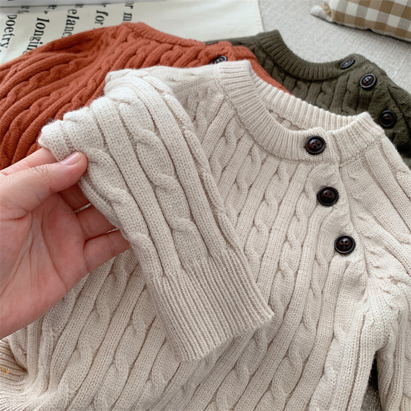 Παιδικό ριγέ πουλόβερ Μωρό φθινοπωρινό μπλουζάκι πόλο αγόρια πλεκτά ρούχα Πλεκτά πουλόβερ Παιδικά μπλουζάκια πουλόβερ για παιδιά Babi