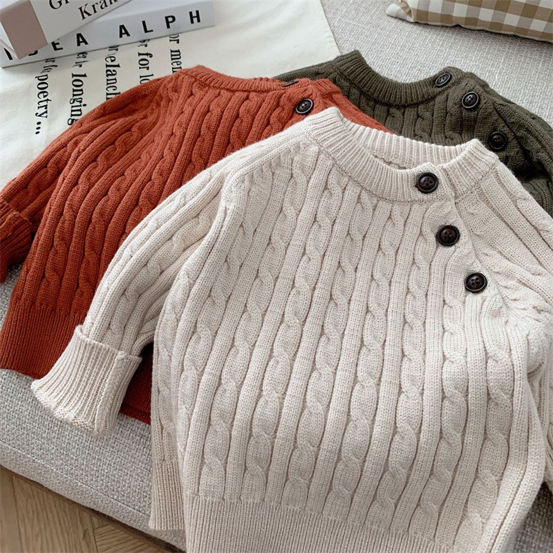 Παιδικό ριγέ πουλόβερ Μωρό φθινοπωρινό μπλουζάκι πόλο αγόρια πλεκτά ρούχα Πλεκτά πουλόβερ Παιδικά μπλουζάκια πουλόβερ για παιδιά Babi