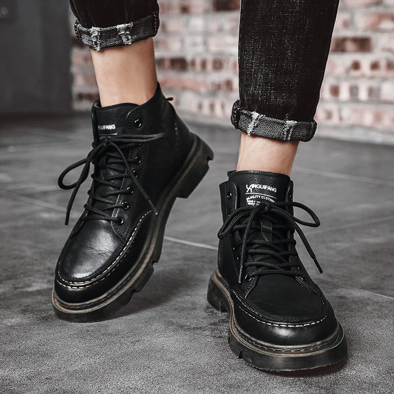 Pluss Velvet pitsilised meeste saapad Uued jalatsid meestele Talvised ehtsast nahast soojad vabaajajalatsid libisemiskindlad kõrged mootorrattasaapad