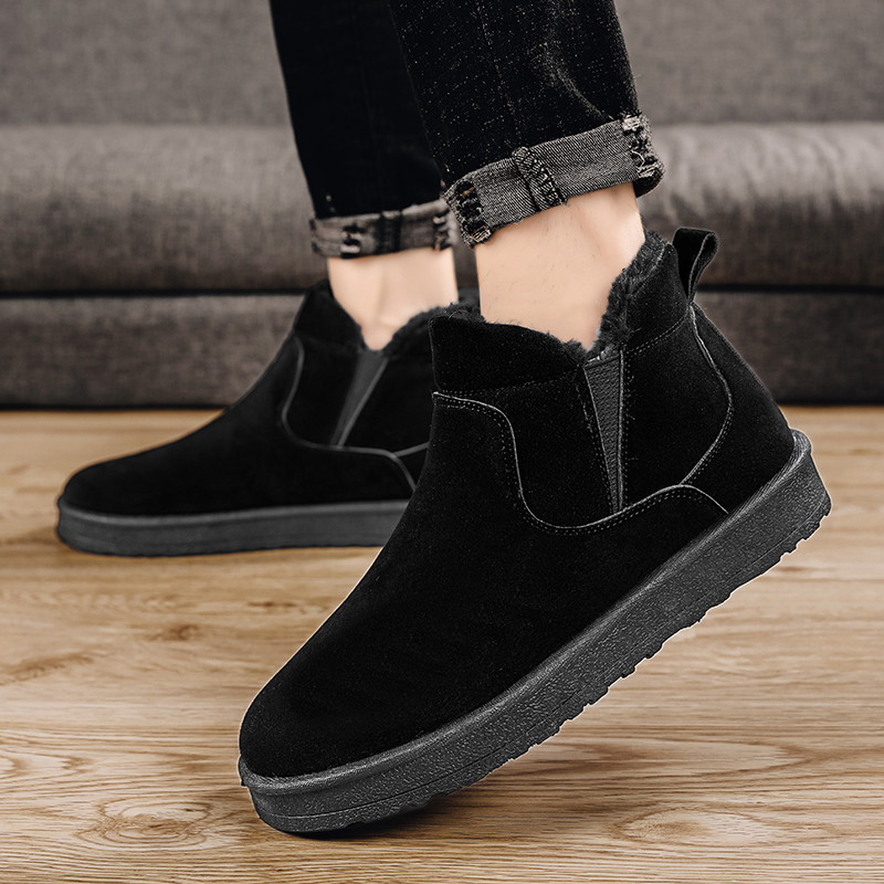 Plus Βελούδινες Μπότες Πλατφόρμας Νέα Ανδρικά Παπούτσια Χειμερινά Υπαίθρια Ζεστά Κοντά Ανδρικά Μποτάκια Κλασικά Αντιολισθητικά Μποτάκια Χιονιού