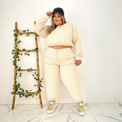 SOMOIA Γυναικεία Φούτερ + Παντελόνι Sports 2 Σετ δύο τεμαχίων Φθινοπωρινή φόρμα πουλόβερ Γυναικεία φούτερ Κοστούμι casual 2023