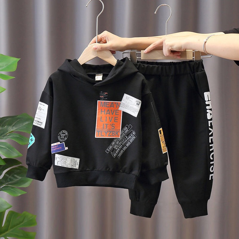 Lasteriided 2023 Kevad-sügis väikelaste poiste riided T-särk + püksid rõivad lasteriided spordiülikonnad poistele rõivakomplekt