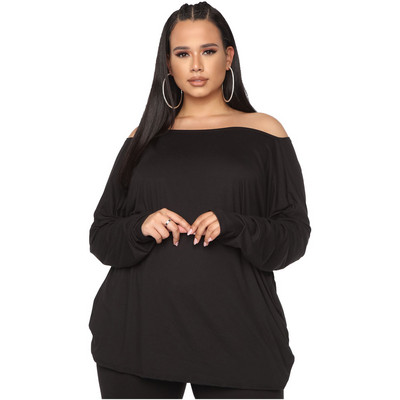 SOMOIA suures suuruses naisteriided vabaajarõivad ees ja taga, lahtised suurte pikkade varrukatega kaheosalised komplektid, hulgikaubandus