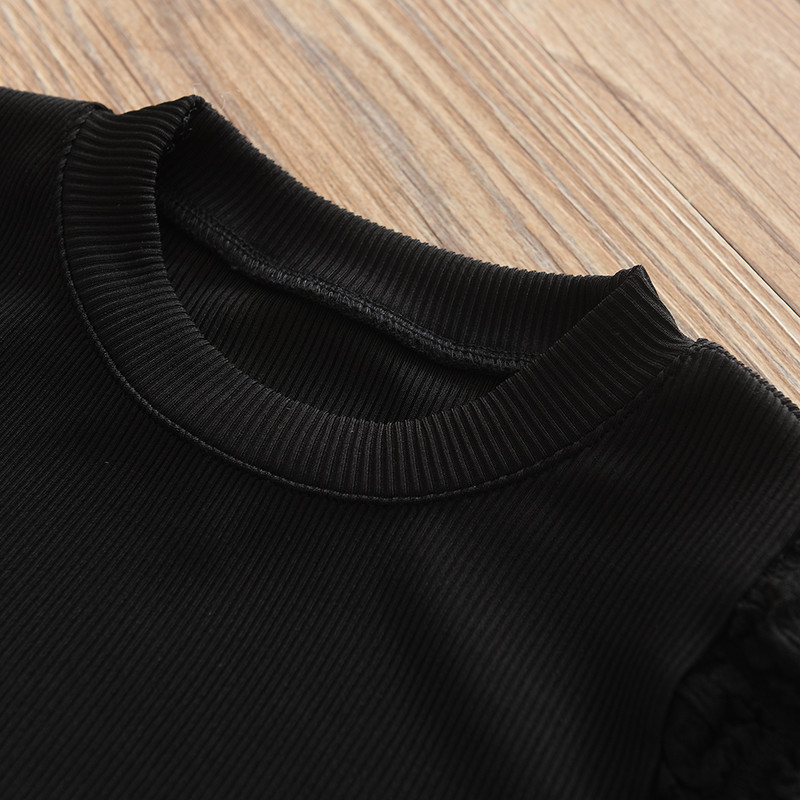 Bear Leader tüdrukute komplekt 2023. aasta sügis, uus laste ümarkaelus + ruuduline lühike seelik + müts, kolmeosaline laste moekomplekt