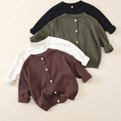 Beebipoistele Kootud Kampsunid Riided Lasterõivad Lastele Sügis-talv vabaaja täispuuvillased topid Kardigan Tüdrukute kampsun 2023