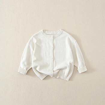 Πλεκτά πουλόβερ για μωρά Ρούχα για παιδιά Παιδικά φθινοπωρινά και χειμωνιάτικα μπλουζάκια από μασίφ βαμβακερά μπλουζάκια Ζακέτα για κορίτσι 2023