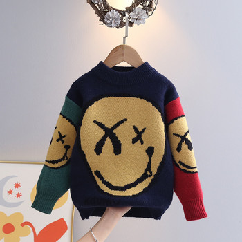 Πουλόβερ για αγόρια Φθινόπωρο Χειμώνας Παιδικά Πλεκτά Φούτερ Ρούχα για κοριτσάκια 3 έως 8 χρονών Μάλλινα μπλουζάκια Παιδικό πουλόβερ παλτό