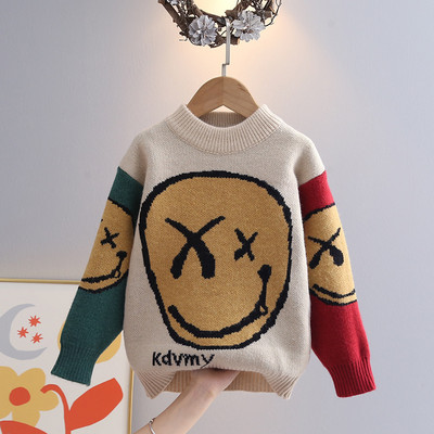 Πουλόβερ για αγόρια Φθινόπωρο Χειμώνας Παιδικά Πλεκτά Φούτερ Ρούχα για κοριτσάκια 3 έως 8 χρονών Μάλλινα μπλουζάκια Παιδικό πουλόβερ παλτό