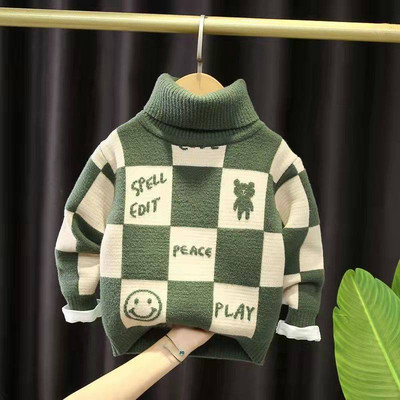 Pulovere băieți Toamnă Iarnă Copii Pulovere tricotate pentru bebeluși 1 până la 6 ani Îmbrăcăminte de lână Topuri Copii Pulover Mantoane Pulover