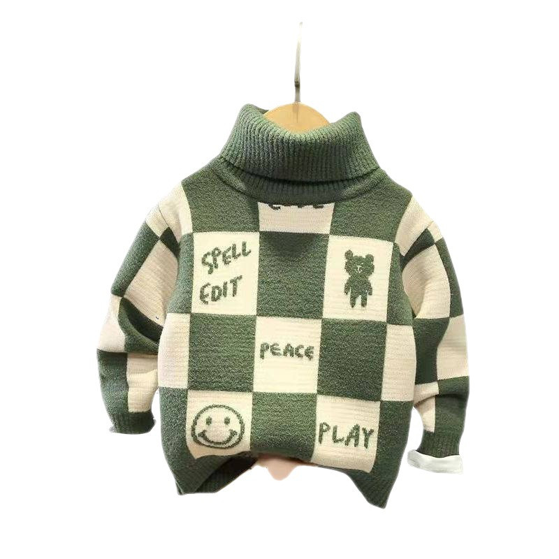 Pulovere băieți Toamnă Iarnă Copii Pulovere tricotate pentru bebeluși 1 până la 6 ani Îmbrăcăminte de lână Topuri Copii Pulover Mantoane Pulover