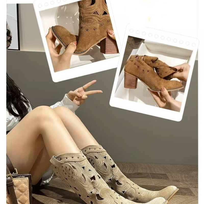 Nové dámske čižmy, špicatý strih, odolná podrážka, viac farieb, Jarná kolekcia 2023