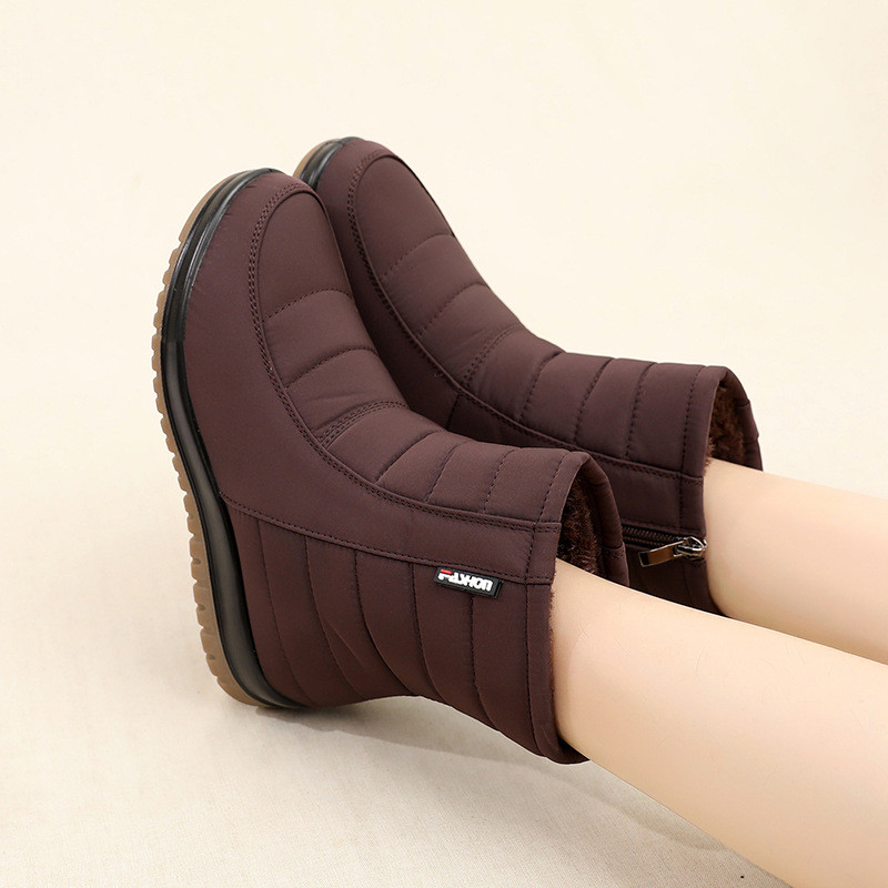 Γυναικείες αδιάβροχες χειμερινές μπότες Νέες τεχνητές γούνες βελούδινες μπότες χιονιού Γυναικεία μποτάκια πλατφόρμας Γυναικεία Ζεστά βαμβακερά παπούτσια Γυναικεία παπούτσια