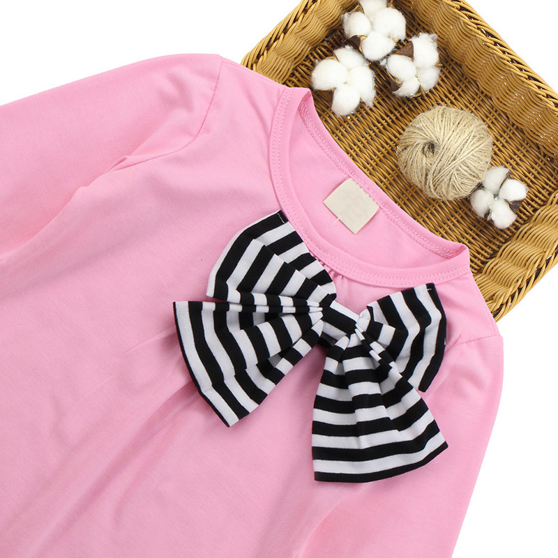 Ρούχα για κορίτσια Casual παιδικά ρούχα 2018 Φθινοπωρινά μακρυμάνικα πουκάμισα ριγέ κολάν Παιδικά κοστούμια 3 4 5 6 7 8 ετών