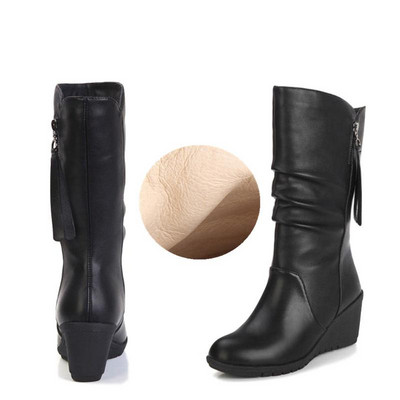 2021 noi toamnă noi cizme de modă pane cizme cu cap rotund marime mare pantofi de damă europeni și americani iarnă franjuri dimensiune 42