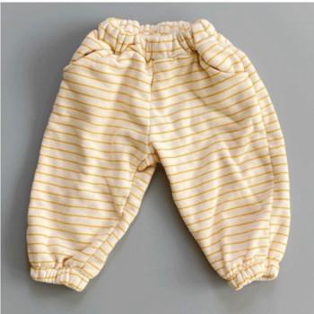Моден комплект бебешки дрехи Пролет Есен Ежедневни горнища за малко момиченце + широки панталони 2 бр. Облекло за новородено момче