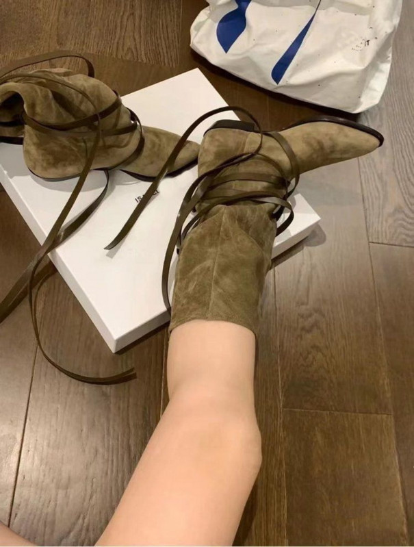 Cizme de cowboy occidentale cu toc mic, retro, cu vârf ascuțit, pentru femei, cu bandă largă, cizme chelsea din piele întoarsă, pantof la jumătatea gambei