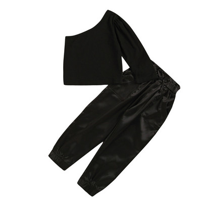 Blotona Παιδική Βρεφική Μόδα για Κορίτσια 2 τεμ. Στολή με μακριά μανίκια πουλόβερ + μονόχρωμο ελαστικό παντελόνι μέσης, 2-7 ετών