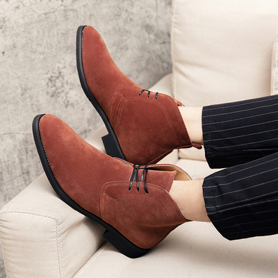 Terava ninaga paeltega meeste saapad Uued kingad meestele Moodsad kandilise kontsaga pahkluu vabaaja saapad, suur suurus 47 48 mustad lühikesed saapad