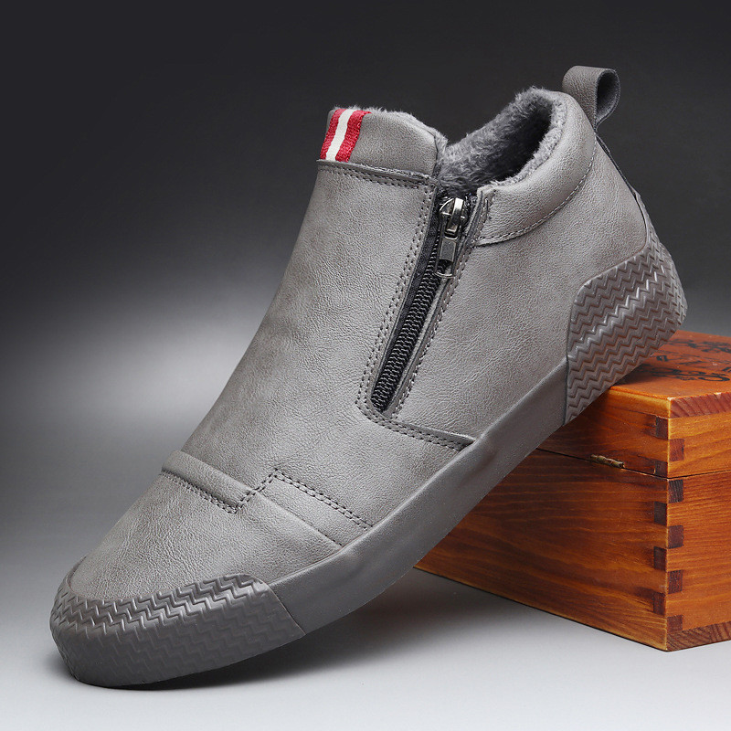 Új férfi bőrcipők Korean Trend Kényelmes Loafer Férfi Cipők Brit divat Férfi magas szárú cipők Új mokaszinok Férfi s98