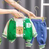 Uus kevad-sügis poisid Lasteriided Lasteriided Ülikond Jakk Mantel Püksid Puuvillased Spordidressid 2tk/komplekt 1 2 3 4 5 aastat