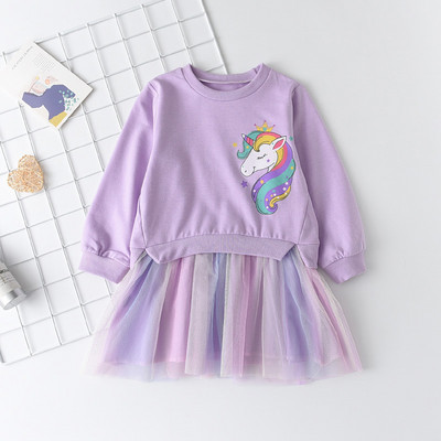 Melario College Rochie pentru fete Toamnă Haine pentru copii Cămăși și fuste cu mânecă lungă Bowknot Casual 3PCS Costume pentru studente Îmbrăcăminte pentru fete