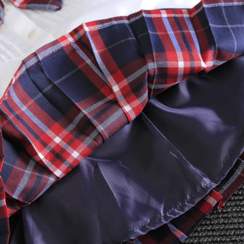 Melario College Girls Dress Φθινοπωρινά Παιδικά Ρούχα Μακρυμάνικα Πουκάμισα και Φούστες Bowknot Casual 3PCS Suits Φοιτητικά κορίτσια Ρούχα