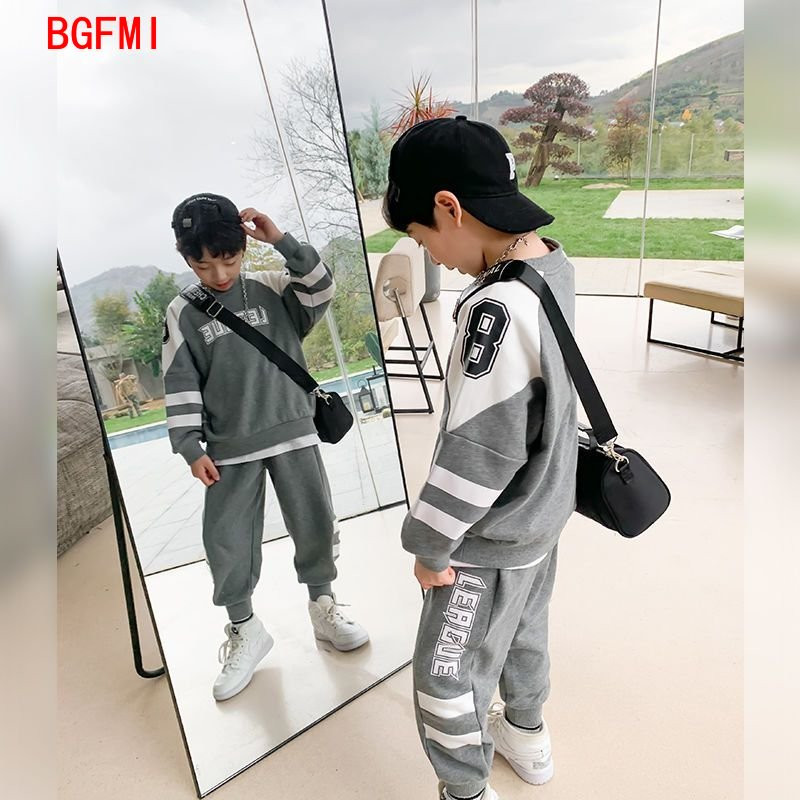 Kevad-Sügis meeste beebiriided Kiri Pikkade varrukatega Dressid Lastele poistele Spordiülikond Teismelistele Laste Pullover Pükste komplekt