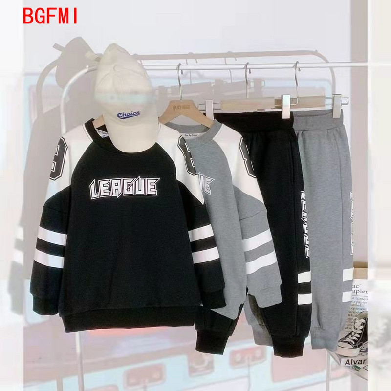 Kevad-Sügis meeste beebiriided Kiri Pikkade varrukatega Dressid Lastele poistele Spordiülikond Teismelistele Laste Pullover Pükste komplekt