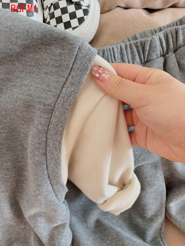 Ανοιξιάτικο φθινοπωρινό κοστούμι Κορεάτικο Παιδικό Αγόρια Κινούμενα Σχέδια Αρκουδάκι μακρυμάνικο παλτό πουλόβερ + Σετ παντελονιού Φούτερ για κορίτσια Παιδικά ρούχα